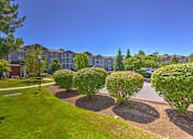 Thumbnail 5 of 21 - Landscape with Building at VINTAGE AT HOLLY VILLAGE SENIORS Apartments, Everett, WA