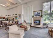 Thumbnail 4 of 13 - Social Room with Fireplace at VINTAGE AT MOUNT VERNON Apartments, Mt. Vernon, 98273