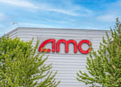 Thumbnail 28 of 37 - AMC sign on a building at Vancouver Mall Apartments, Vancouver Washington