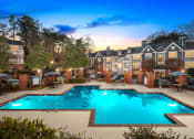 Thumbnail 2 of 12 - One K apartments in Atlanta Georgia photo of beautiful resort style pool.