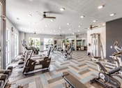 Thumbnail 18 of 25 - Fitness center at apartments in Georgetown TX near downtown Georgetown