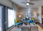 Thumbnail 5 of 27 - The Ridley apartments in Jacksonville, FL photo of living room