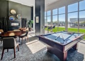 Thumbnail 22 of 29 - resident lounge with billiards pool table