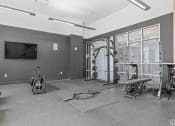 Thumbnail 19 of 46 - the gym at the flats at big tex apartments
