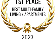 Thumbnail 40 of 40 - a poster with text that says 1st place best multi family living apartments best of