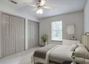Thumbnail 8 of 27 - Place at Midway Douglasville GA apartments photo of  bedroom with closet space