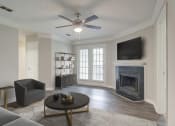 Thumbnail 5 of 27 - Place at Midway Douglasville GA apartments photo of  living room with hardwood flooring