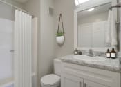 Thumbnail 10 of 27 - Place at Midway Douglasville GA apartments photo of  renovated bathroom