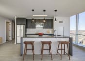 Thumbnail 1 of 31 - 3thirty3 new rochelle ny apartment high rise photo of kitchen with modern furnishings