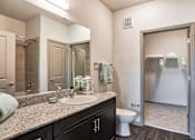 Thumbnail 16 of 28 - Sawgrass Creek Apartments in New Port Richey Florida photo of bathroom with modern finishes