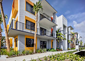 Thumbnail 33 of 36 - Exterior view of a modern outdoor building at Gateway Luxury Apartments in Pompano Beach