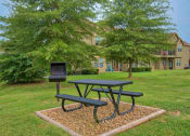 Thumbnail 19 of 25 - Parc at Rogers area for bbq and park bench