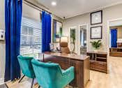 Thumbnail 15 of 17 - Modern Apartments in Houston, TX for Rent- Artisan West- leasing office desk