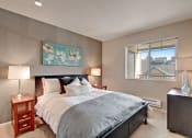 Thumbnail 13 of 20 - Bedroom with Large Window at Mill Creek Meadows Apartments