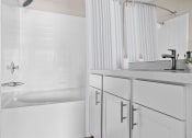 Thumbnail 55 of 66 - Bathroom in 2 Bedroom/ 2 Bathroom Floorplan at Element Apartment Homes Las Vegas Nevada