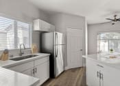 Thumbnail 38 of 66 - Kitchen in 2 Bedroom/ 2 Bathroom Floorplan at Element Apartment Homes Las Vegas Nevada