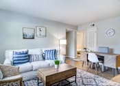 Thumbnail 4 of 21 - Collier Flats Apartments in Atlanta GA photo of living room with hardwood flooring