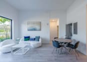 Thumbnail 1 of 20 - Countyline Apartments in Miami FL photo of living room and dining room area