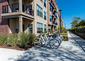 Thumbnail 21 of 22 - Creekline resident community bikes at Creekline at Fairfield in Fairfield, Connecticut.