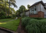 Thumbnail 29 of 31 - Pet-Friendly Apartments in Lawrenceville– Park on Sweetwater – the side of our apartments with a lawn and a sidewalk