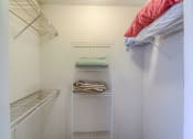 Thumbnail 14 of 29 - Twin Oaks Apartments in Hattiesburg Mississippi photo of a walk in closet in the master bedroom