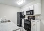 Thumbnail 3 of 10 - The Element at 3900 Cozy Kitchen Black Appliances