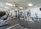 Thumbnail 13 of 23 - Horizons North Apartments near Ojus, Fl photo of our fitness center with weight lifting equipment