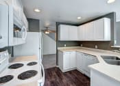 Thumbnail 13 of 30 - kitchen with wood-style flooring