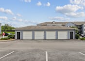 Thumbnail 22 of 25 - Detached garages available at Lancaster Place Apartments in Calera, AL providing convenient resident parking and extra storage options.