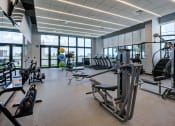 Thumbnail 10 of 19 - Miami FL Apartments for Rent - MB Station - Community Fitness Center with Exercise Equipment