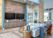 Thumbnail 21 of 25 - Community lounge at luxury apartments near Austin TX in Georgetown
