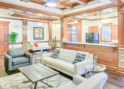 Thumbnail 13 of 23 - clubhouse lounge area with seating