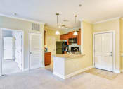 Thumbnail 5 of 23 - view of open concept kitchen from the living room