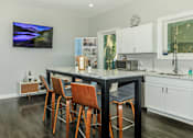 Thumbnail 27 of 39 - Affordable Houston Texas Apartments – Westchase Forest – Photo of community kitchen