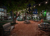 Thumbnail 33 of 39 - Apartments In Houston Texas for Rent – Westchase Forest - Photo of picnic tables at night