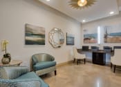 Thumbnail 31 of 33 - 1 & 2-Bedroom Apartments for Rent in Bentonville, AR – Parc at Bentonville – The Clubhouse with seats