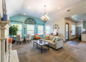 Thumbnail 20 of 25 - Club house with ceiling light and couches and windows