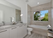 Thumbnail 7 of 23 - Pearl at Pompano Pompano Beach townhomes bathroom with beautiful view