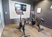 Thumbnail 15 of 38 - fitness center with peleton exercise bikes