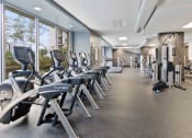 Thumbnail 14 of 38 - fitness center with cardio equipment