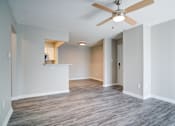 Thumbnail 10 of 19 - Rutland Place Apartments open-concept living room and dining area, pet-friendly apartments in Macon, GA