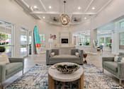 Thumbnail 27 of 32 - Stylish clubhouse interior with comfortable seating areas at The Sanctuary at 331 in Santa Rosa Beach