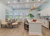 Thumbnail 26 of 32 - Fully-equipped clubhouse kitchen area for resident events at The Sanctuary at 331