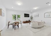 Thumbnail 6 of 20 - open concept living and dining area in 3 bedroom home for rent Pompano Beach FL
