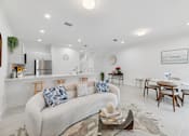 Thumbnail 5 of 20 - spacious living room in luxury townhome for rent in Pompano Beach Florida
