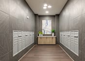 Thumbnail 20 of 23 - Secure package room with resident parcel lockers at Springview Apartments in Decatur, Georgia.