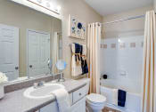 Thumbnail 10 of 27 - Villas at Hannover Apartments in Stockbridge, GA photo of Large Mirrors in Bathroom