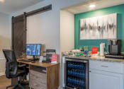 Thumbnail 15 of 20 - The Jaunt Apartments in Charleston South Carolina photo of business center with coffee bar