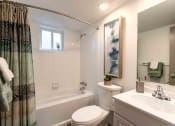 Thumbnail 8 of 20 - The Jaunt Apartments in Charleston South Carolina photo of bathroom with toilet, shower and vanity
