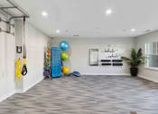 Thumbnail 19 of 29 - Sage at 1240 apartments in Mount Pleasant South Carolina photo of fitness center yoga area